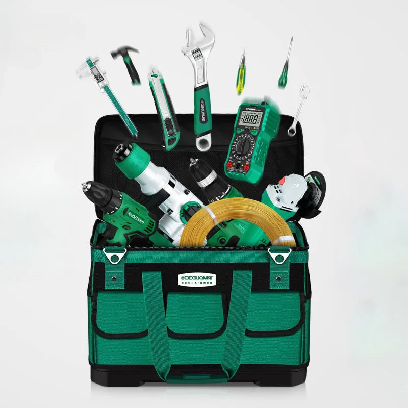 Electrician Tool Bag Professional Tool Bag Utility Multifunctional Complete Organizer Zipper Bag Tools Organizer Storage Box