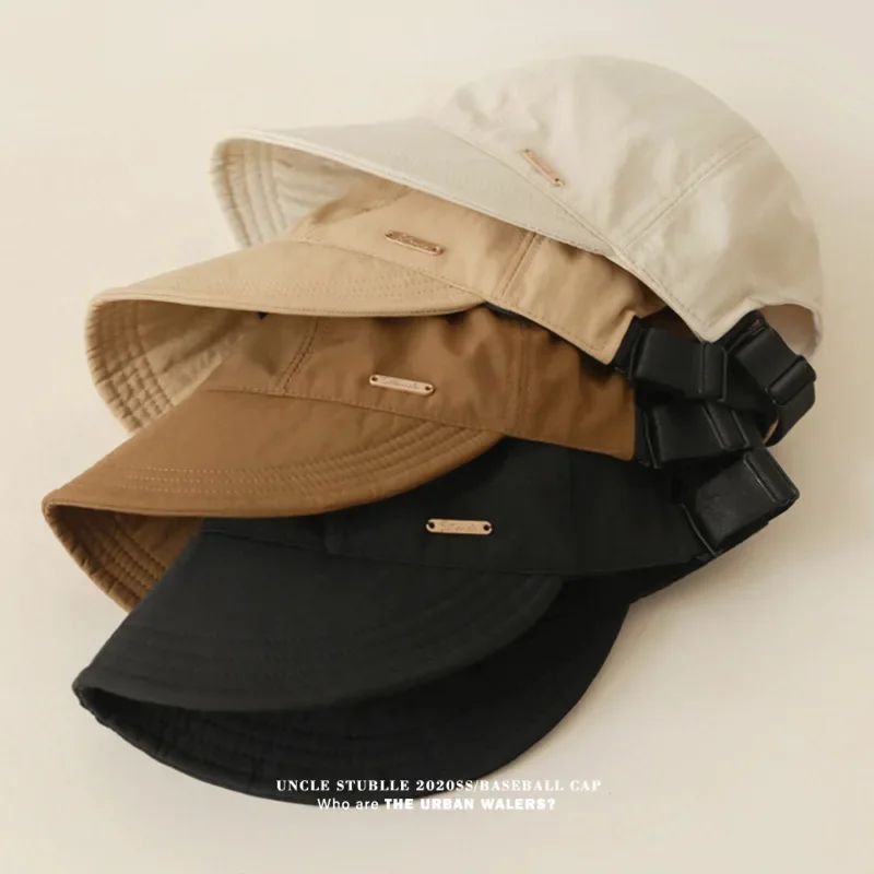Quick Drying Girls Wide Brim Sunscreen Bucket Hat for Versatile Sunshade