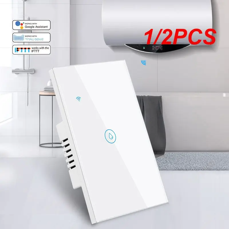 1/2PCS Wifi Panel Timer Abs Shared Automatically Remotely Control Voice Remote Smart Switch Switch Water Heater Fixed Time