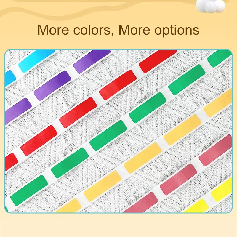 12x40 Thermo-Aufkleber, selbstklebende Rolle, farbiges Etikettenpapier für tragbare Drucker, Name, Reiseetikett, Anhänger, Haushalt, Büro, Aufbewahrung