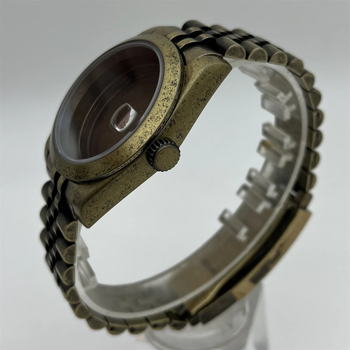 Погружной проводной корпус из бронзового сапфирового стекла диаметром 39 мм, ободок подходит для механизма NH34 NH35 NH36 ETA2824 PT5000