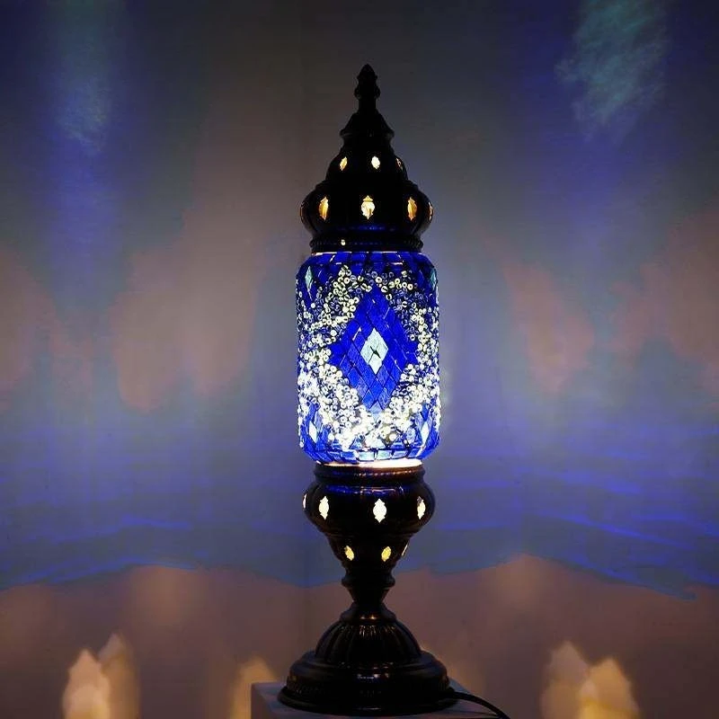 Creative desk lamp retro romantic bedroom night lamp cafe hotel handmade decorative desk lamp