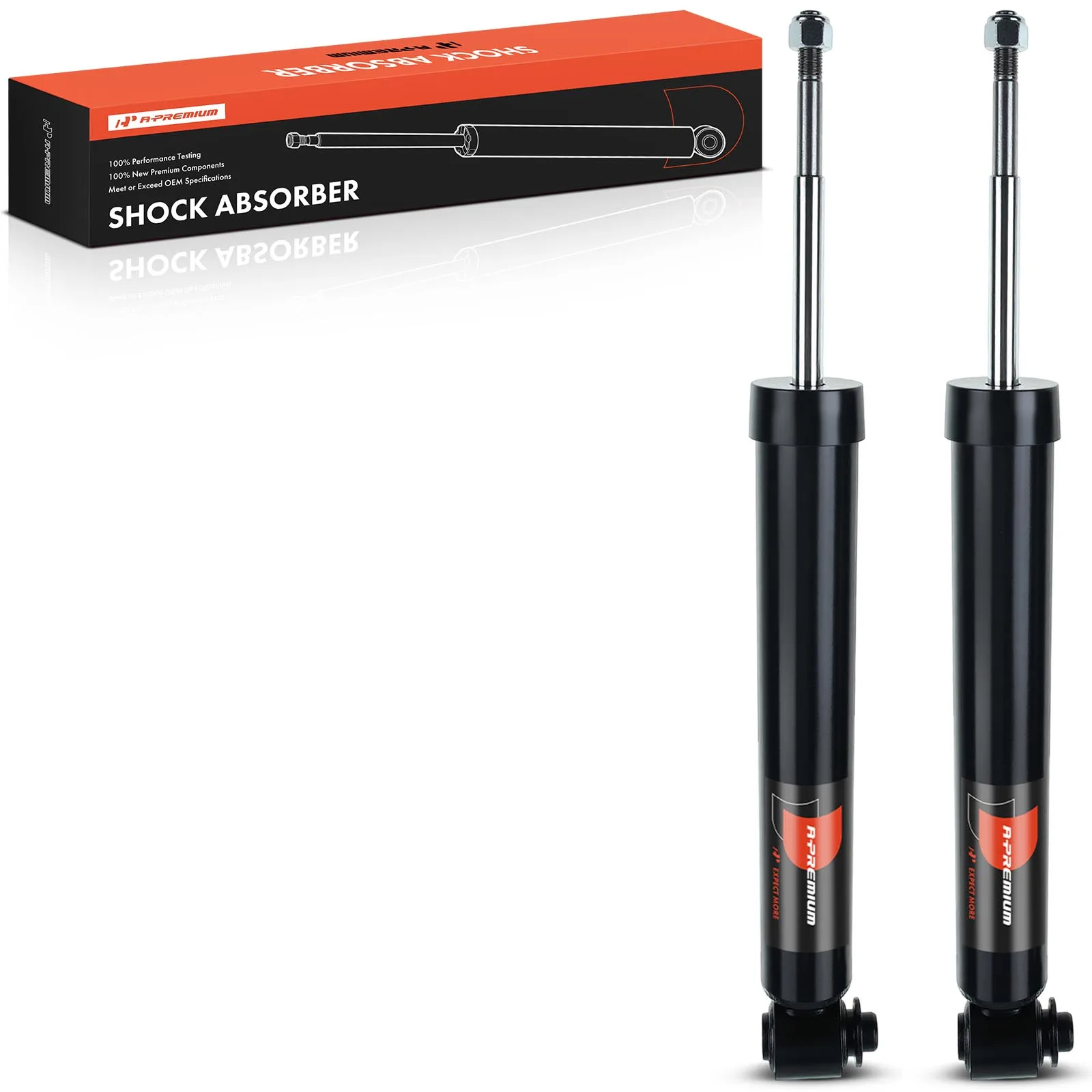 A-Premium Pair Rear Left & Right Strut and Coil Spring Assembly for BMW X5 2000-2006
