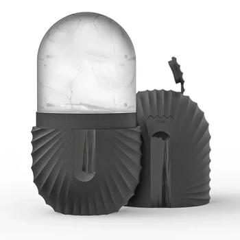 Rouleau à glace en silicone pour massage du visage, compress...