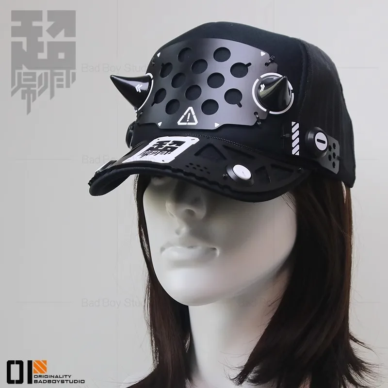 2025 Game Cyberpunk Cosplay Mask  Accessories Women Sci-fi mechanical mechs Mask Hand Armor Cosplay Props Halloween