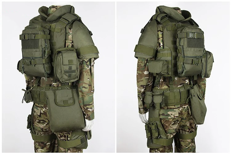 Russian SOBR Special Forces Integrated Modular Tactical Vest DCS 360 ° Full Body Protection Outdoor Hunting Accessories