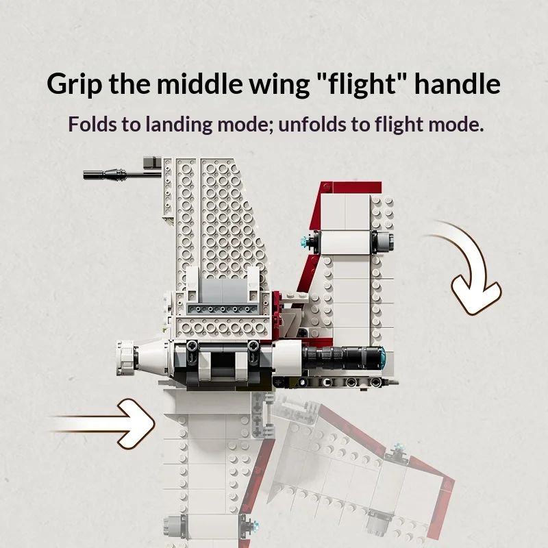 مكعبات بناء ليغو تجميع حرب النجوم 75432 Slalom Starfighter ألعاب الأولاد والأطفال هدايا عيد الميلاد والكريسماس