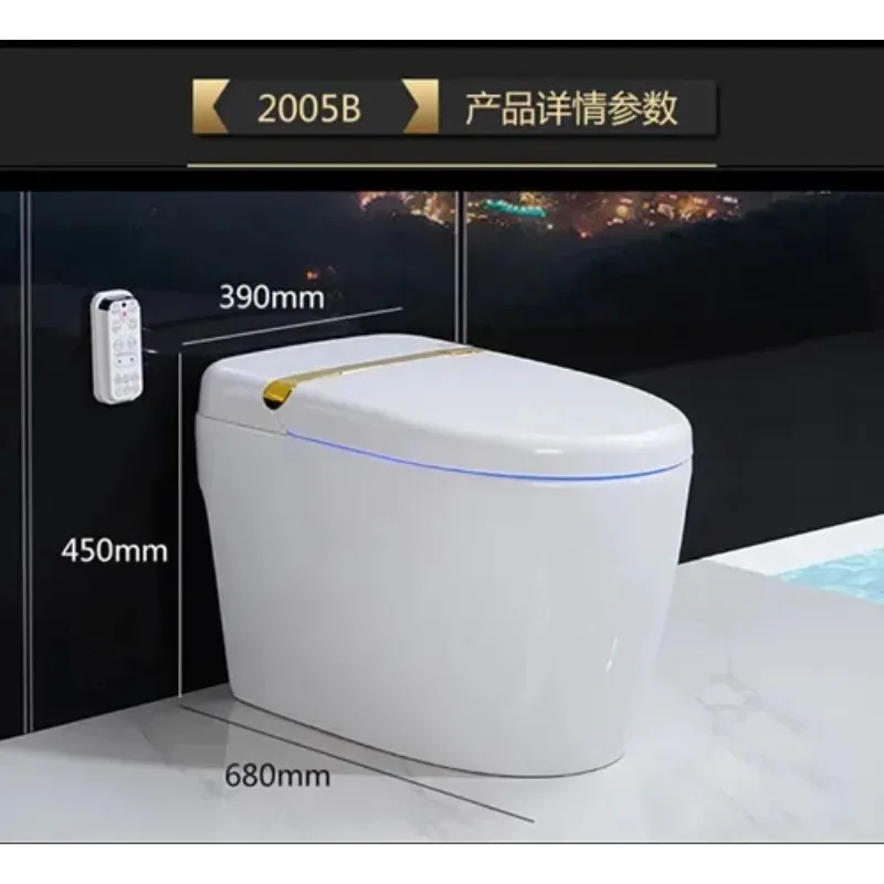 

High Quality Ceramic Closestool Toilet Closestool Floor Mounted Smart Toilet Automatic Clean Flushing