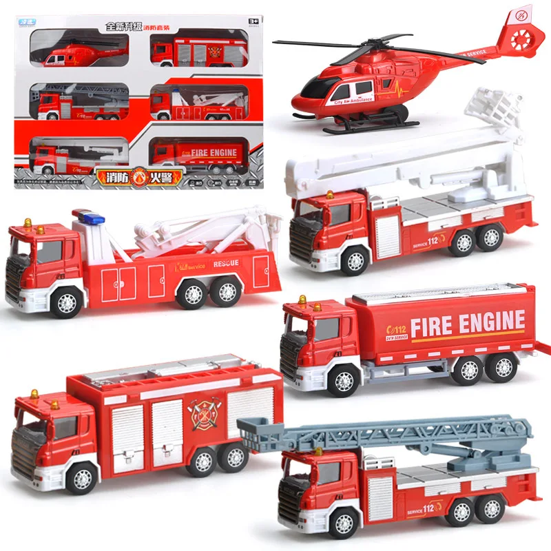 

Инженерная конструкция из сплава, модель пожарной машины, игрушечный автомобиль, транспортная скорая помощь, откатная игрушка, детские подарки B97