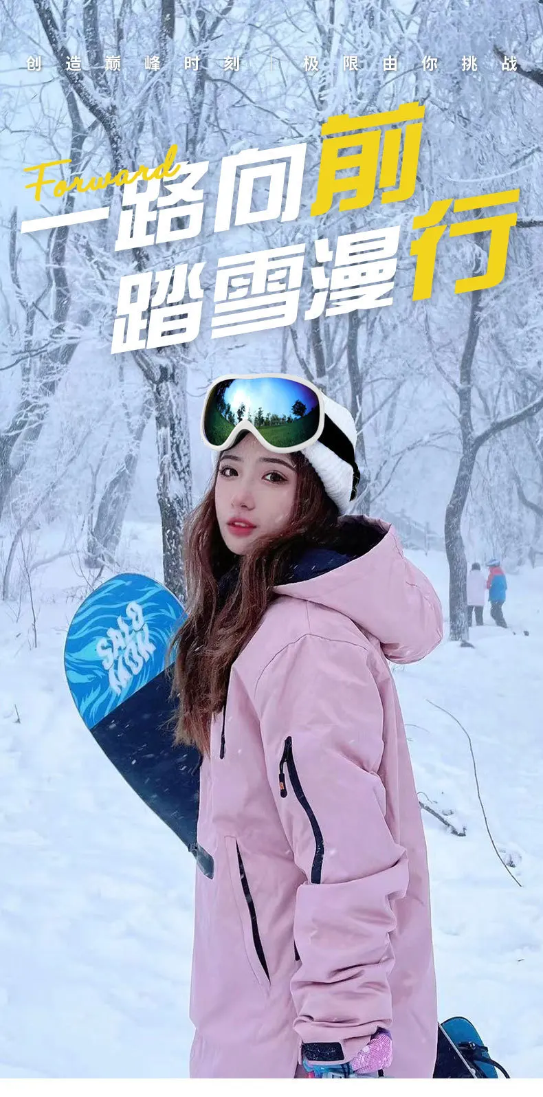 

Wide View Snowboard Goggles Anti Fog Anti Snow Blindness Goggles for Skiing Reserving a slot for myopia glasses Skiing Eyewear