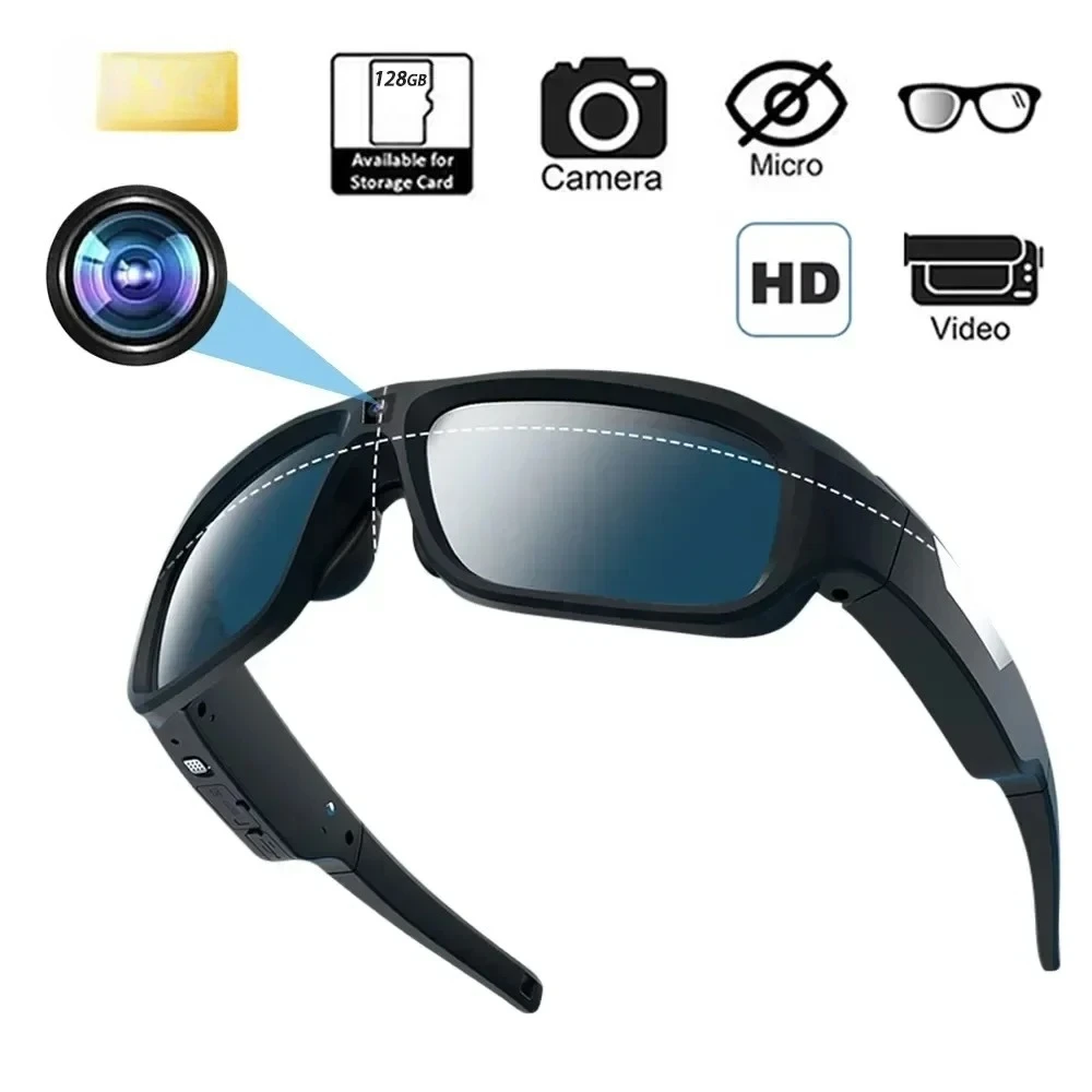 

1080P HD Mini Camera Glasses Bike Surveillance Video Recorder Photograph Action Cam Sunglasses Outdoor