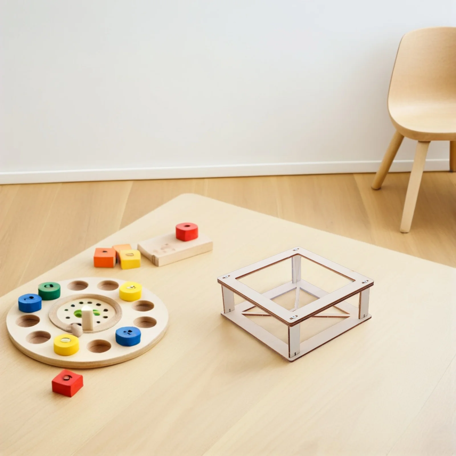 

6Sets Smartphone 3D Pyramid Holographic Projector DIY Kit Educational Science Learning Display Stand Holographic Projector