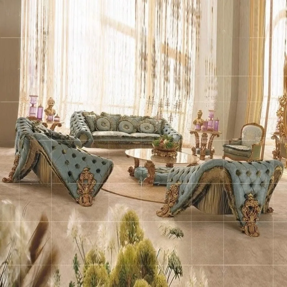 

Elevater Living Space Sophisticated Italian Leather Sofas Designed Minimalist Luxury Family Comfort Canape Salon Decoration