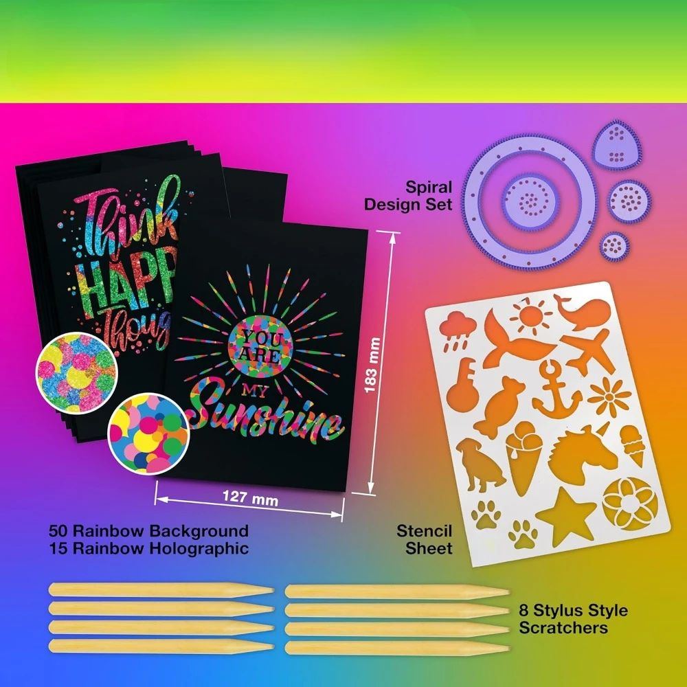 ภาพวาดและเทมเพลตที่สร้างสรรค์ 79 ชิ้น - ศิลปะและหัตถกรรมสําหรับอายุ 4-12 ปี ชุดกิจกรรมงานฝีมือสําหรับเด็กในฤดูร้อน