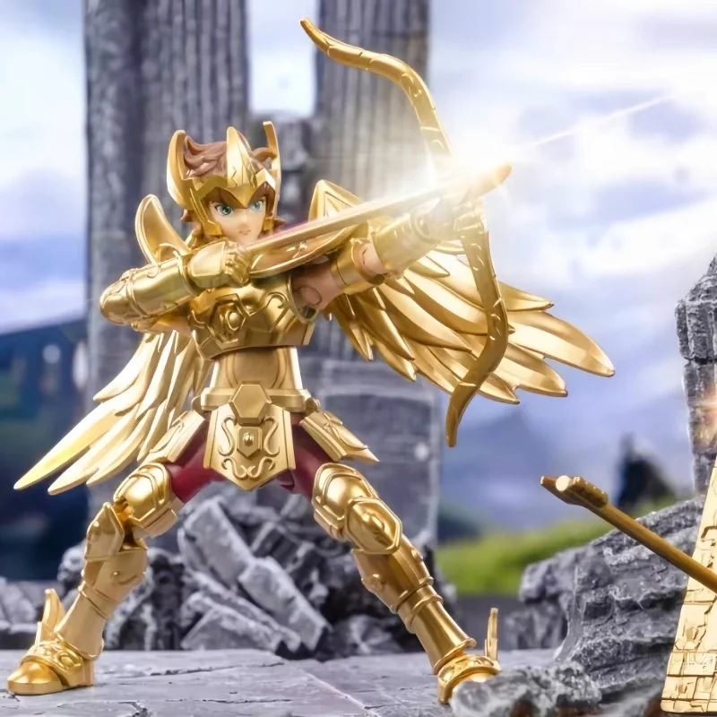 

Hot Original Blokees Gold Saint Action Figure Champion Saori Kido Seiya Mu Aiolia Assembly Figure Children Toys Birthday Gifts