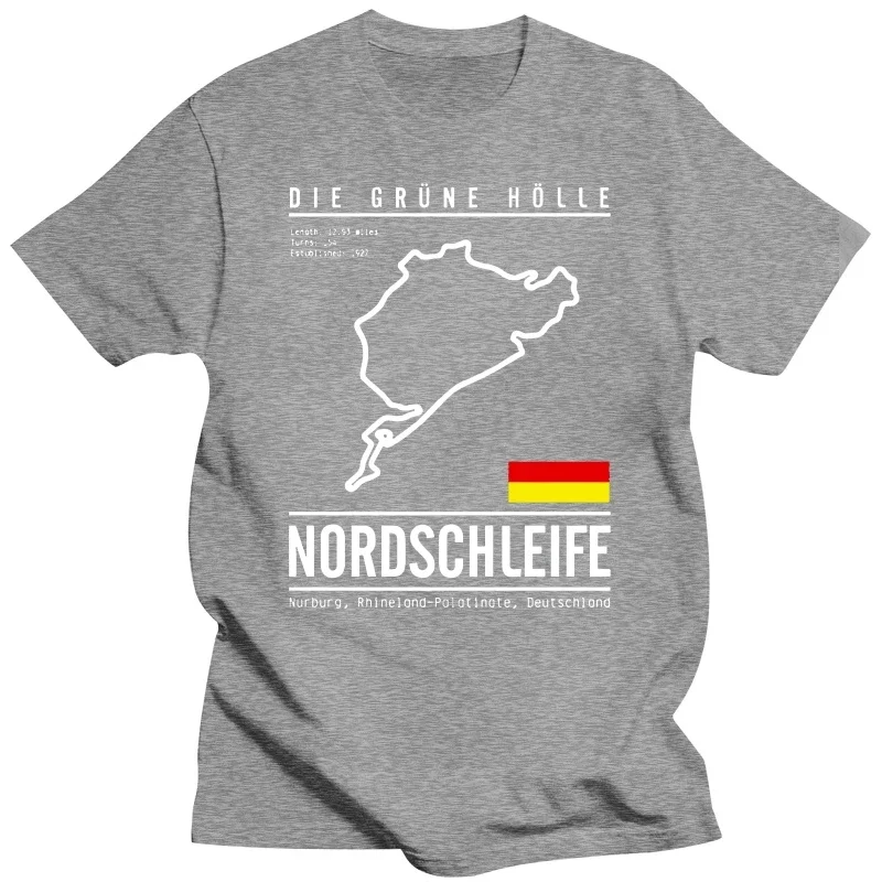 Casual pride t shirt men Unisex Fashion 2024 New Casual Short Sleeve Nurburgring Grand Prix Racing Track Race Track Germany