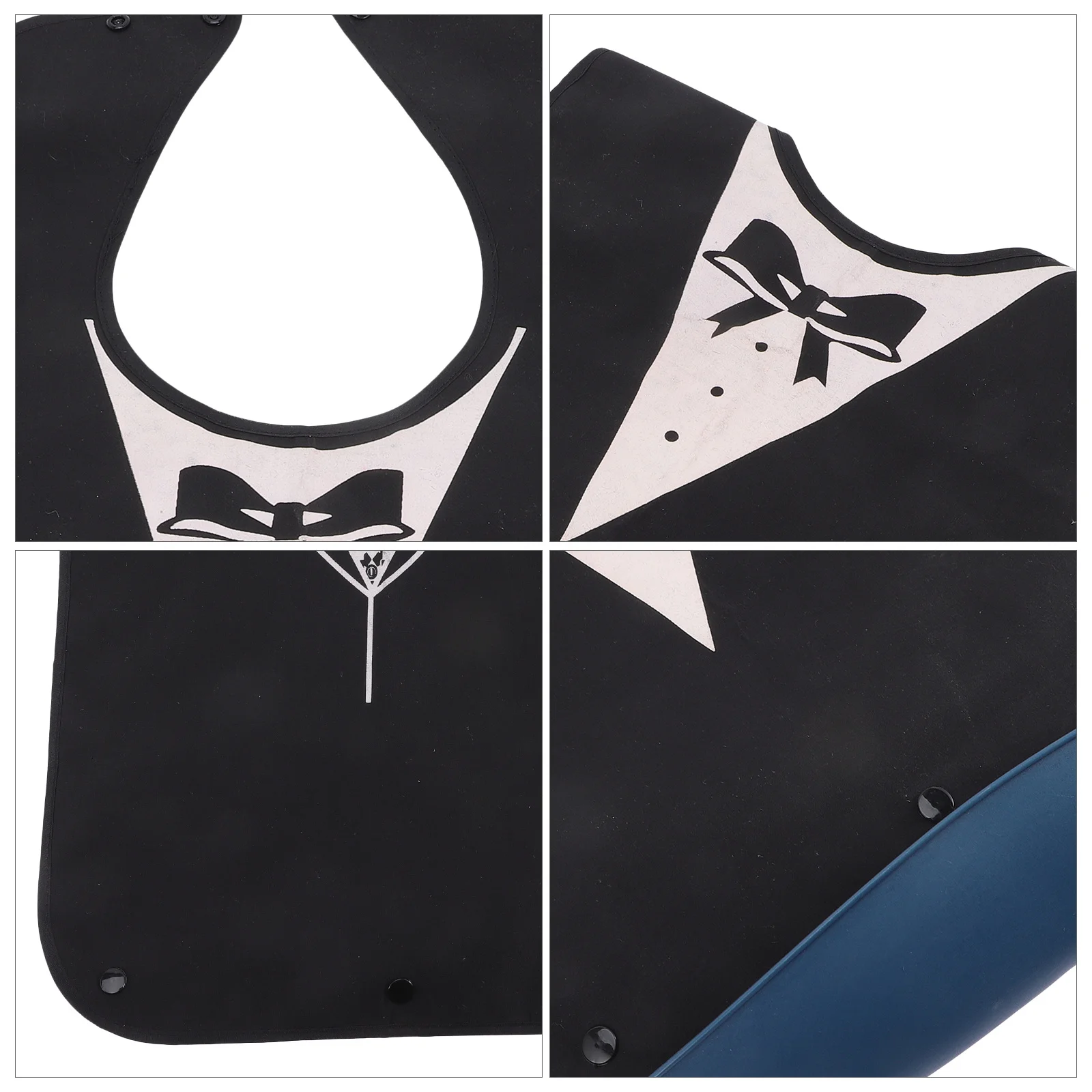 

2Pcs Reusable Waterproof Adult Bibs Large Washable Dinner Bib Clothing Protectors for Eating Elderly Women Men