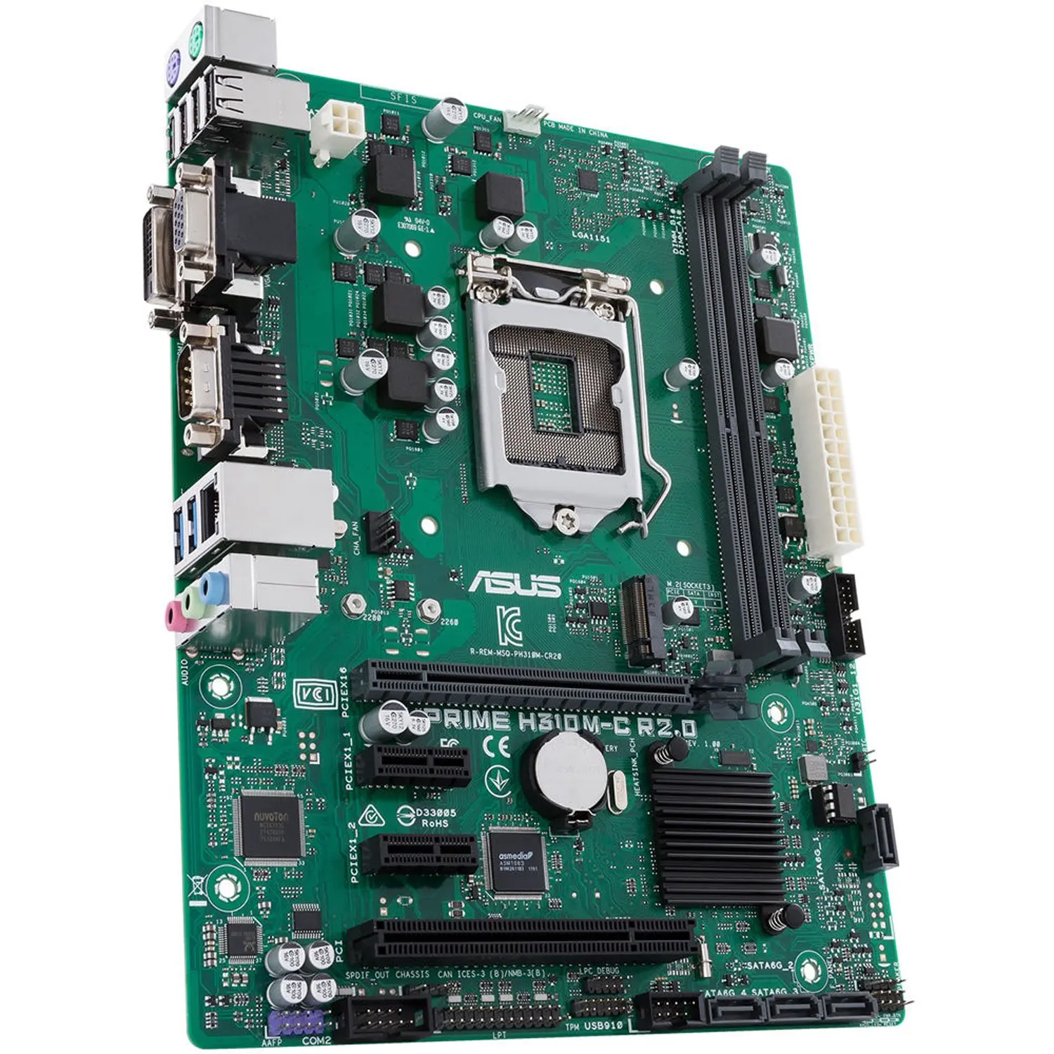 ASUS H310 PRIME H310M-C R2.0 Motherboard LGA 1151 Support cpu i3