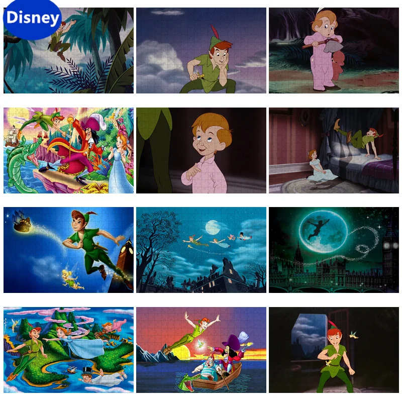 

Starry Sky Prince Lilo Cartoon Disney Kids Brain-Burning Puzzle 300/500/1000 Pieces Jigsaw Puzzle Game Holiday Gift