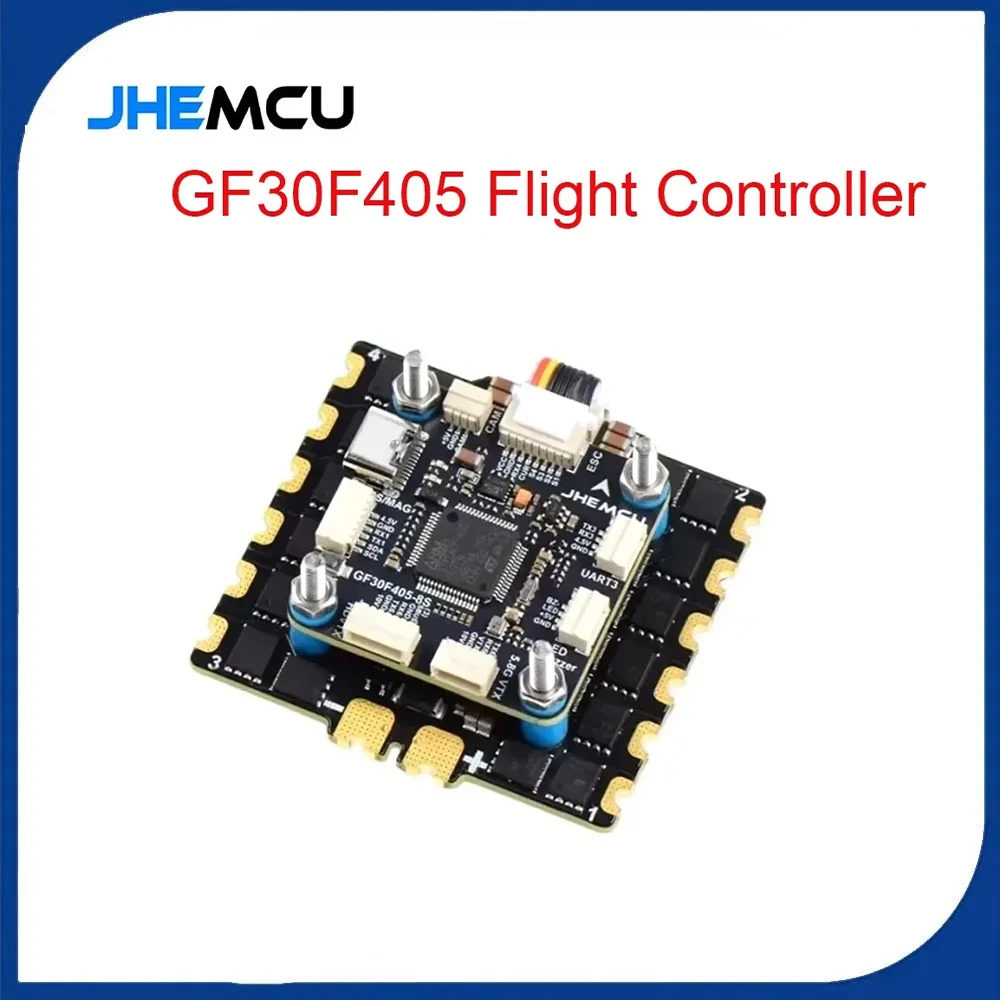 

JHEMCU New GF30F405 Flight Controller ICM42688P With 90A 110A ESC 3-8S Lipo For RC FPV Long Range Drone
