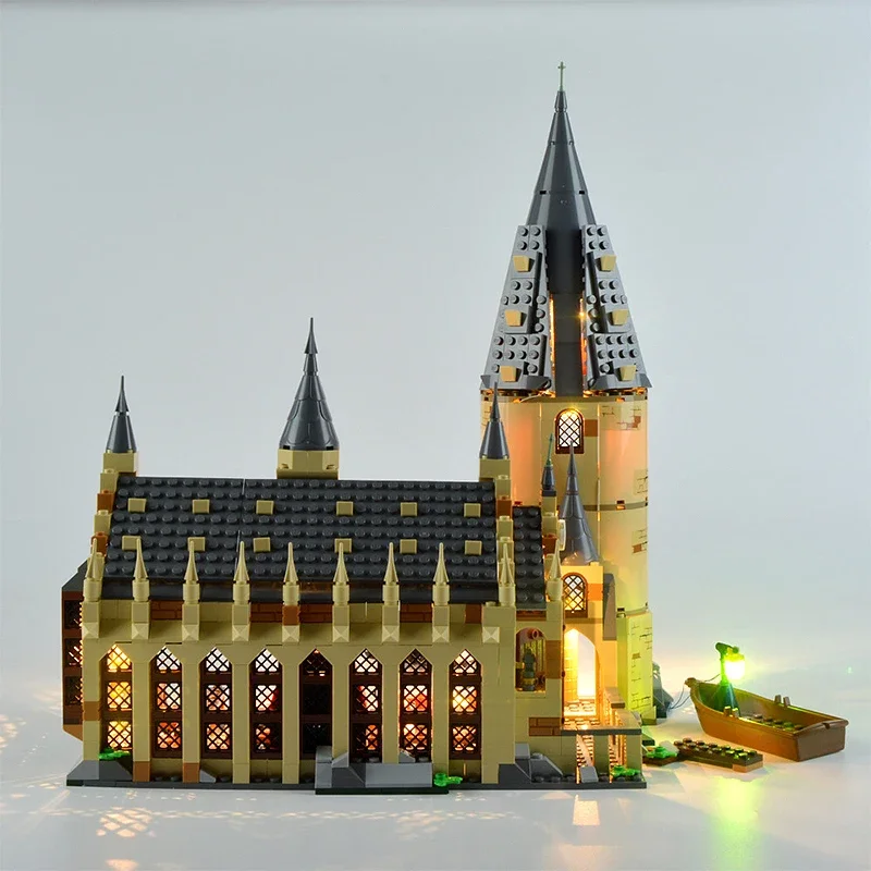 DIY LED Light Kit For LEGO 75954 Hogwarts Great Hall (Only LED Light,Without Blocks Model)