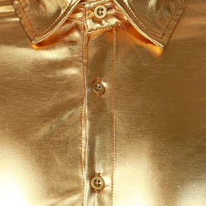 Herren -Hemd helle Mango Golden Dourada Silber Cool Party Show Show Vintage Fantasy 8 Hauptverkäufe Silber Shirt - №4