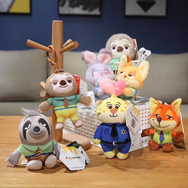 

Crazy Animal City Plush Toys Dolls Rabbit Judy Pendant Fox Nick Doll Township Gifts