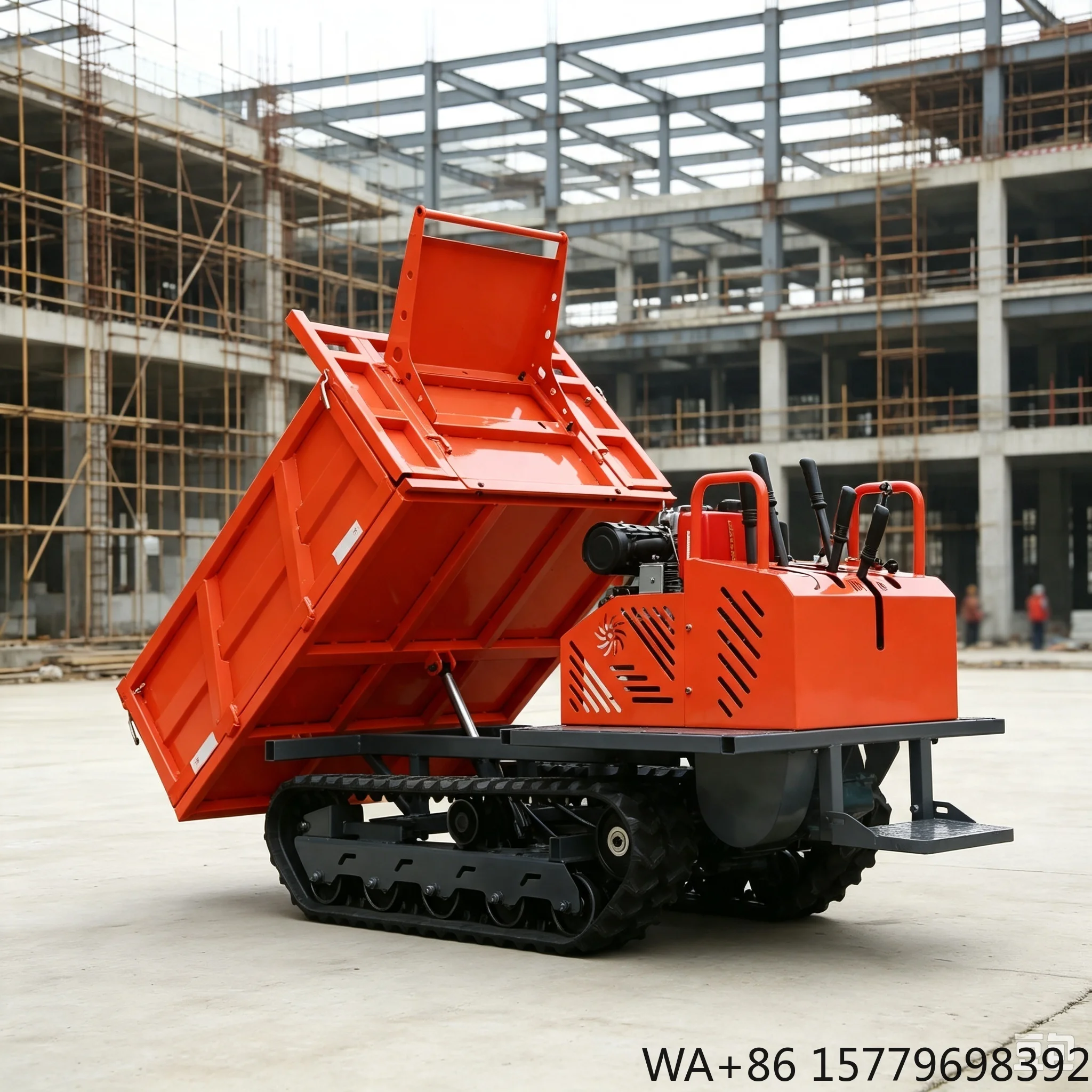 China Factory Crawler Loader 2 Ton  Engine Hydraulic Pump Dump Paddy Field Palm Plantation Farm Use High Load Moment
