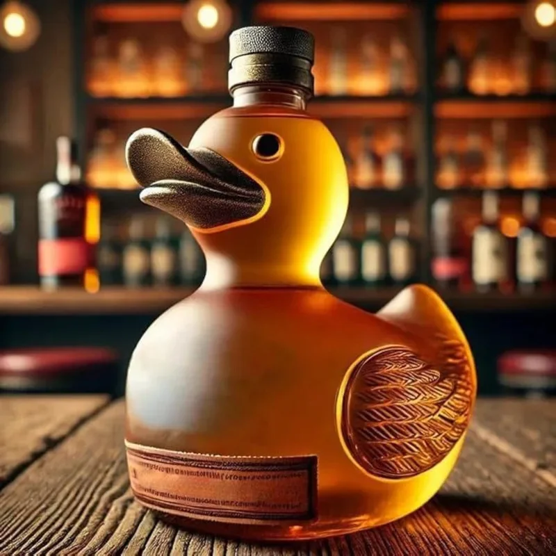 Whiskey Duck Wine Bottle Resin Decanter Gift Decoration Creative Gift Water Container Funny Whiskey Duck Bottle