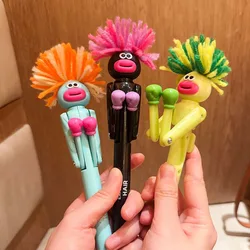 Hair-fried boxing pen creative decompression cartoon ballpoint pen student high value gel pen cutetoygift.Interactive boxing pen