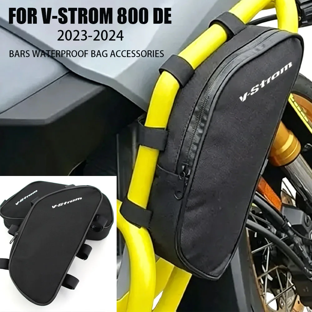 For Suzuki V-Strom 800 De Bumper Repair Tool Placement Bag Frame Crash Bars Waterproof Bag 2023-2024 Accessories Original