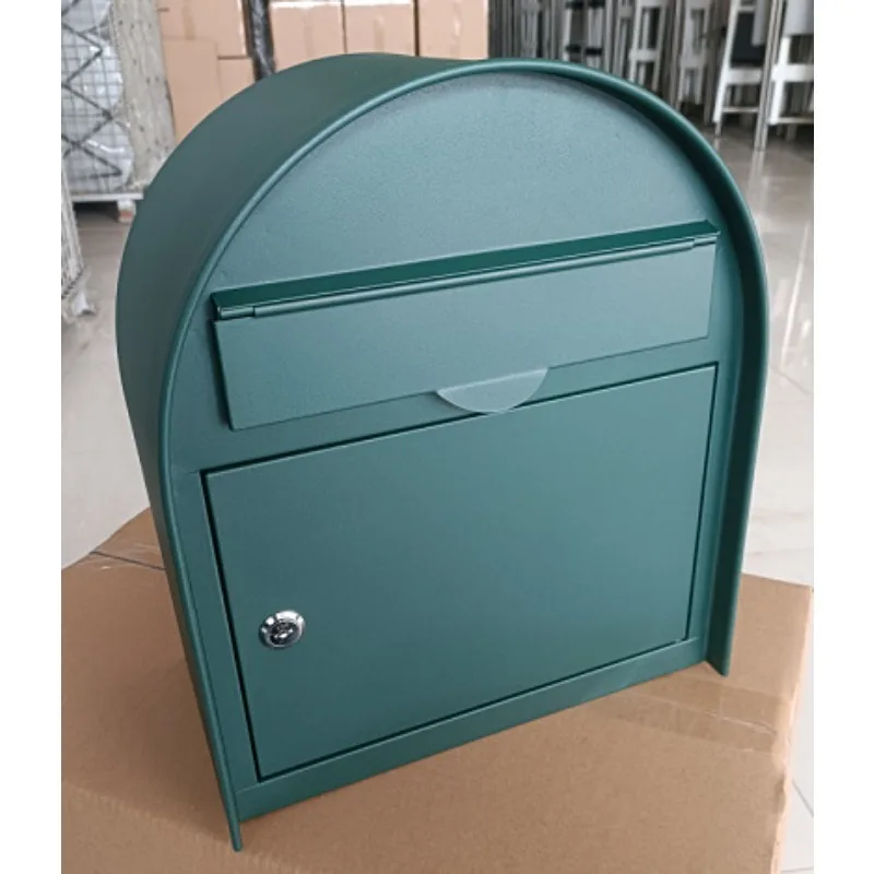 Villa outdoor rainproof parcel box, household locked, courier document mailbox, wall-mounted newspaper box