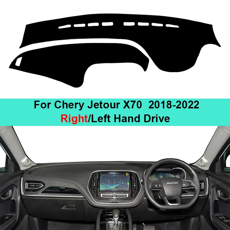 2 strati Car Dashboard Cover tappeto Dash mat per Chery Jetour X70 2018 2019 2020 2021 2022 LHD RHD Dash Mat cuscino Anti-sole