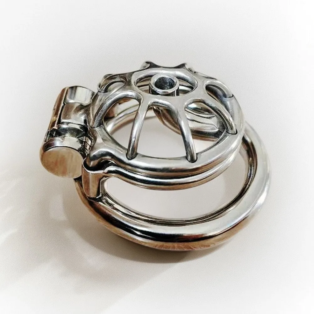 Ultra Short Chastity Device Small Titanium Prince Albert Cage with Lock Men Cus…