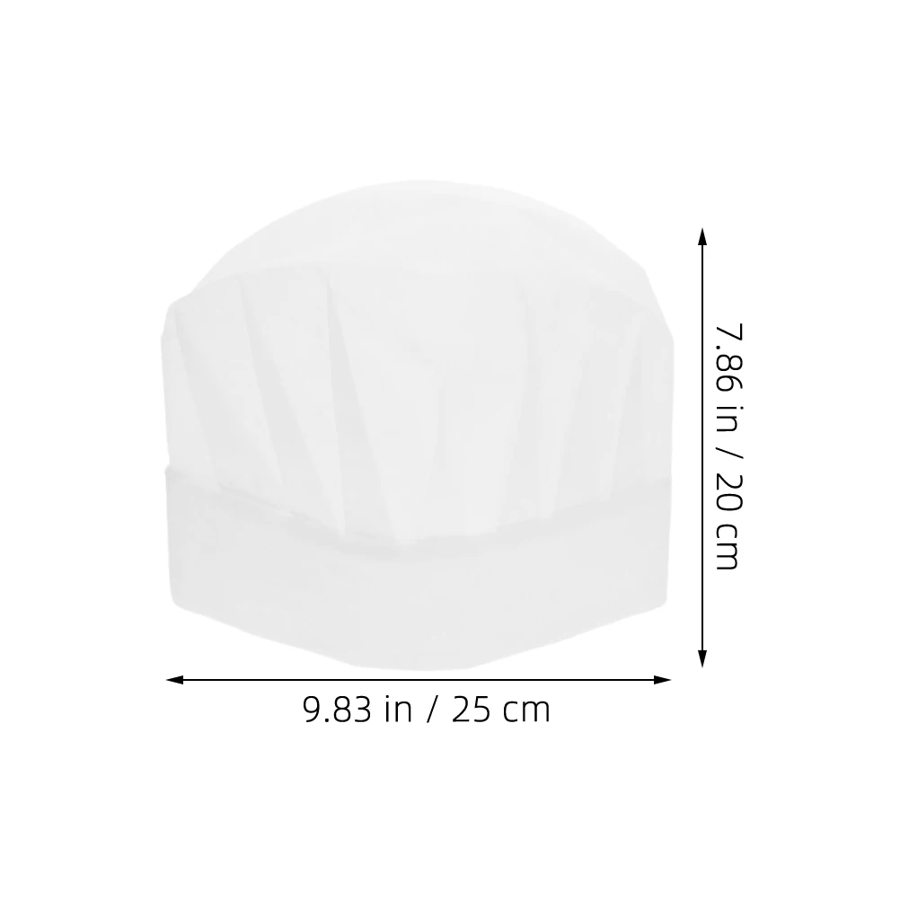 10pcs Disposable Kitchen Work Cap For Kids' Cooking And Baking Activities Children Baking Cap Pastry Bakery Hat Easy to Wear