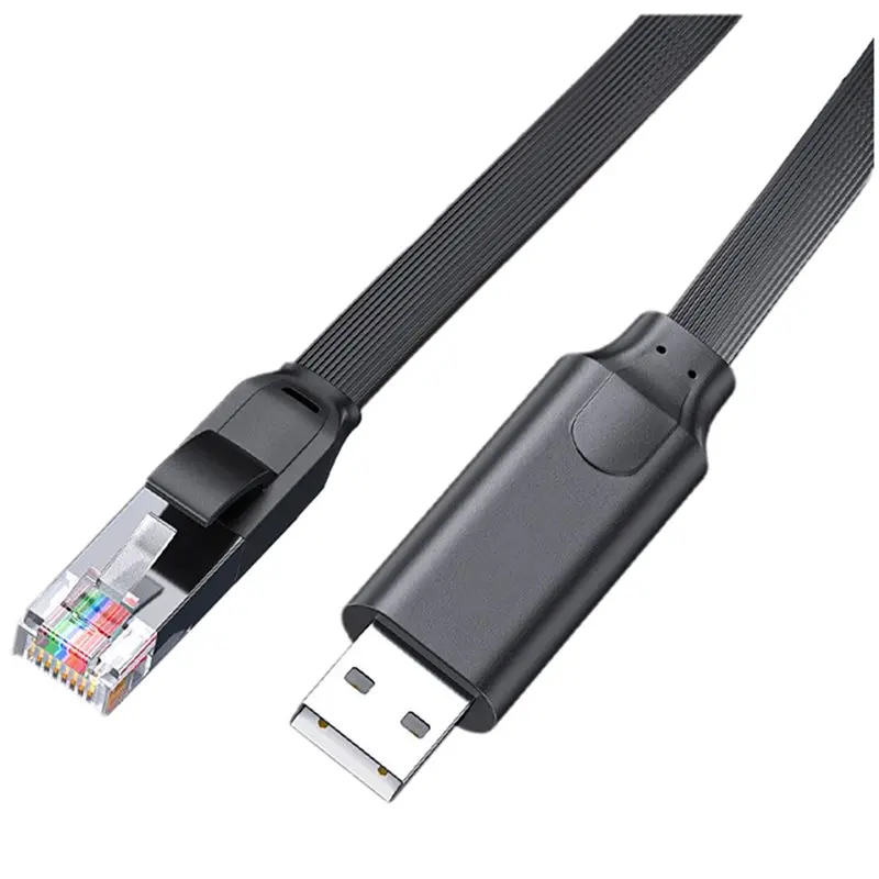 QWE-2X USB To RJ45 Console Cable RS232 Serial Adapter For Laptop Computer USB RJ45 8P8C Converter Console Cable 300Cm