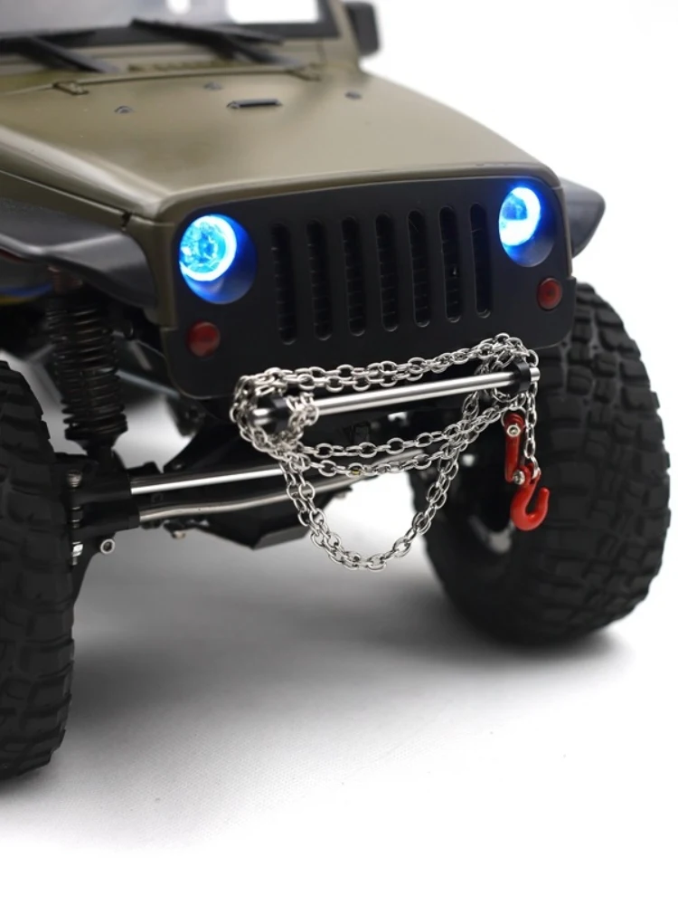 Adjustable 1/10 RC Bumper Mount Aluminum Alloy Front & Rear Bumper for TRX4 TRX6 Axial SCX10 Gen7 Gen8 1/10 RC Crawler Car