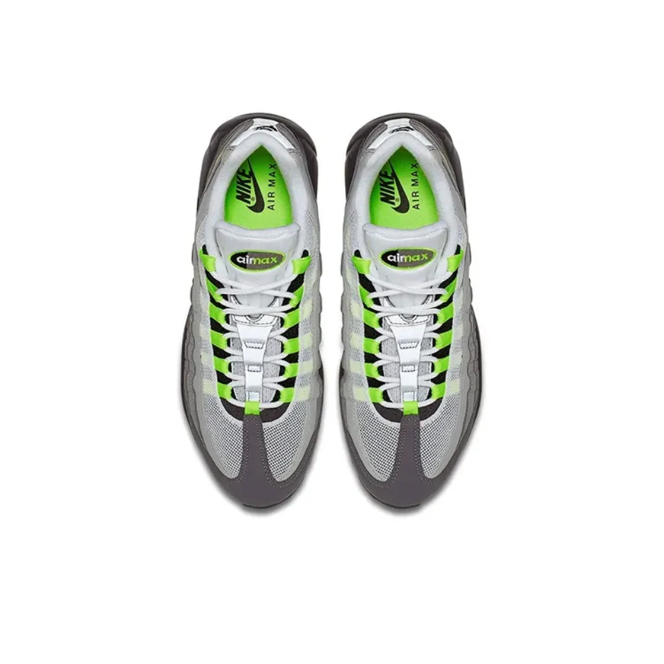 Nike-Zapatillas deportivas Air Max 95 Unisex, calzado para correr, color verde y gris