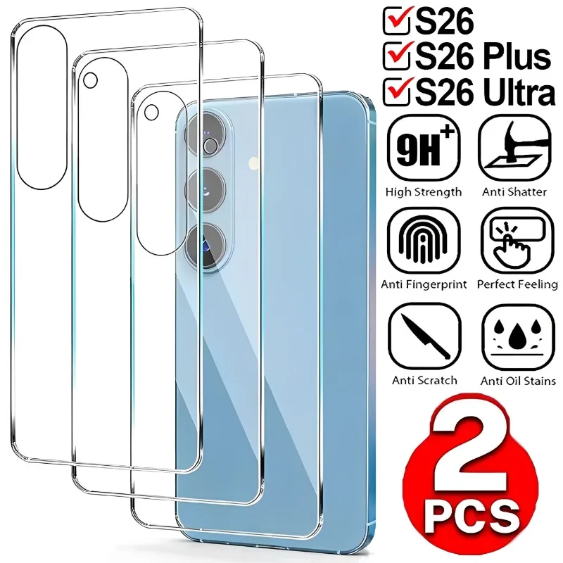 

1-2 шт. защитное закаленное стекло для Samsung Galaxy S26/S26 Plus/S26 Ultra Plus, защитная пленка для экрана с твердостью 9H для S26U S26+