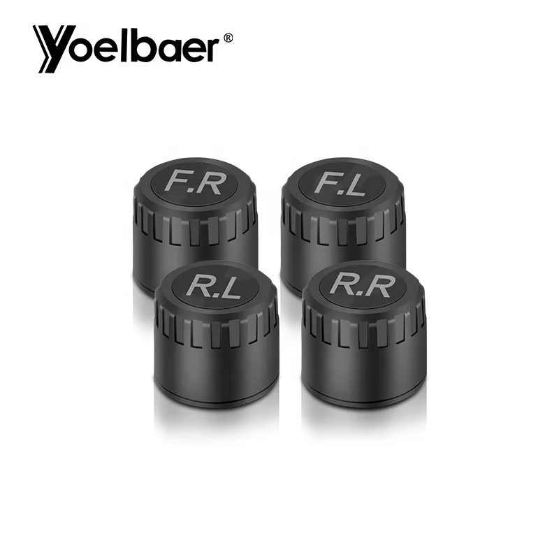 リアルタイムワイヤレスカータイヤ空気圧監視システム ソーラー式 外部・内部兼用 ユニバーサルTPMS