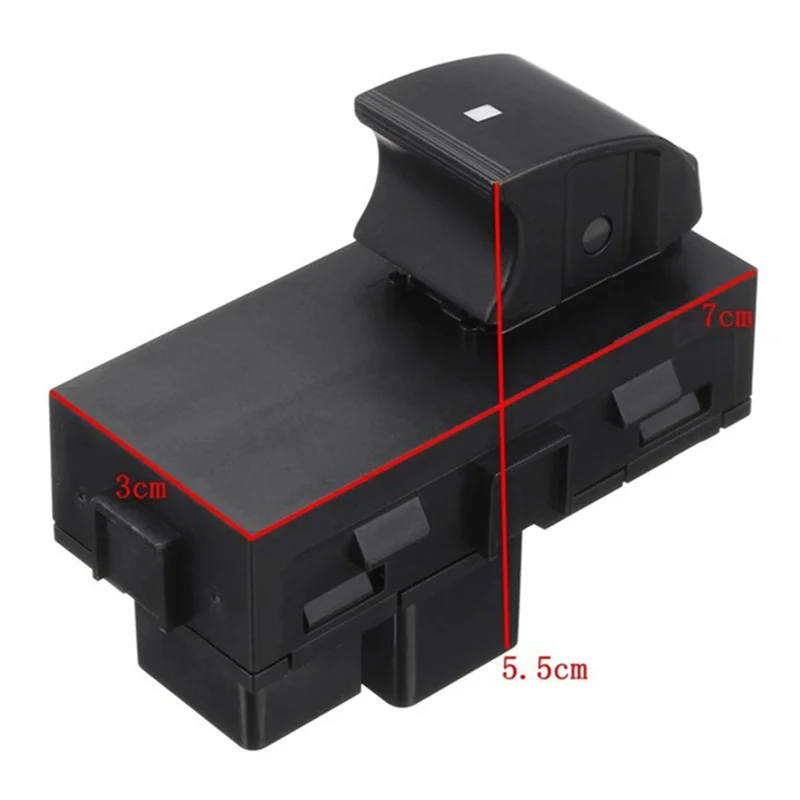 สวิตช์ควบคุมกระจกไฟฟ้า ABJZ สวิตช์ควบคุมกระจก ABS ด้านหน้าสำหรับผู้โดยสาร สำหรับ GMC Acadia Chevy Silverado 25877776 15888174 228