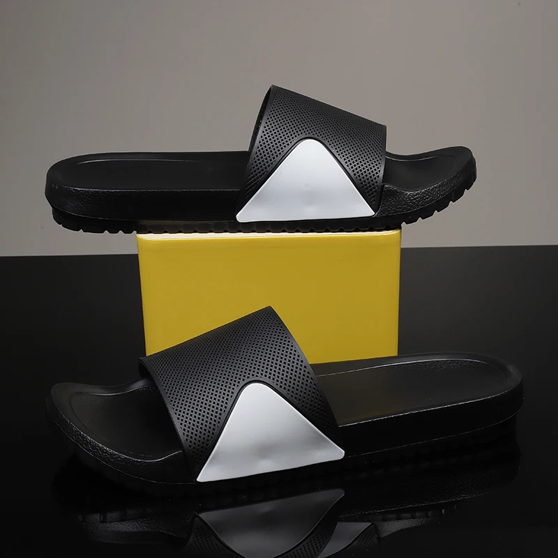 

Mens Slippers Rubber Slides Indoor Home Shoes Casual Summer Beach Shoes Palm Claps Man Summer Sandals Large Size 48 49