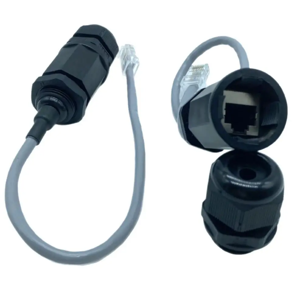 

Waterproof RJ45 Connector Male To Female M20 Network Connector Universal Ethernet LAN Cable Outdoor Network Equipment