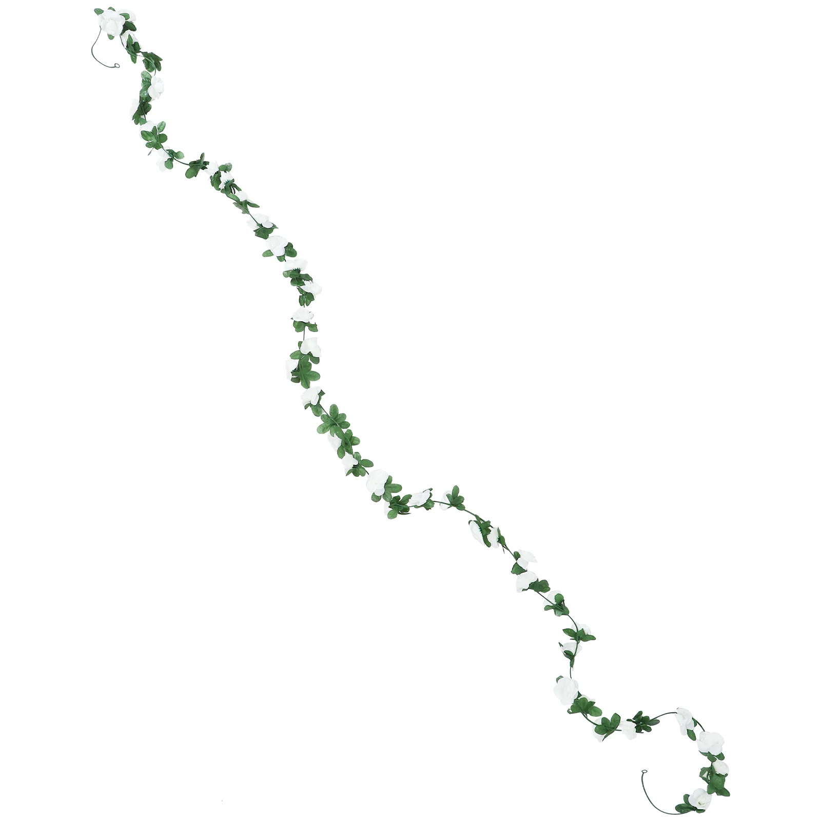 

6pcs Rose Garland Decoration Home Party WeddingFresh Color Lifelike Flower Garland Decorations Appearance Convenient Use