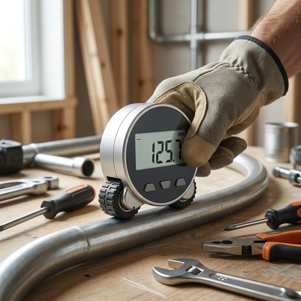 Digital Tape Measure Wheel with Electronic Ruler Function for Curves Diameters and Flat Surfaces 652.8ft Range
