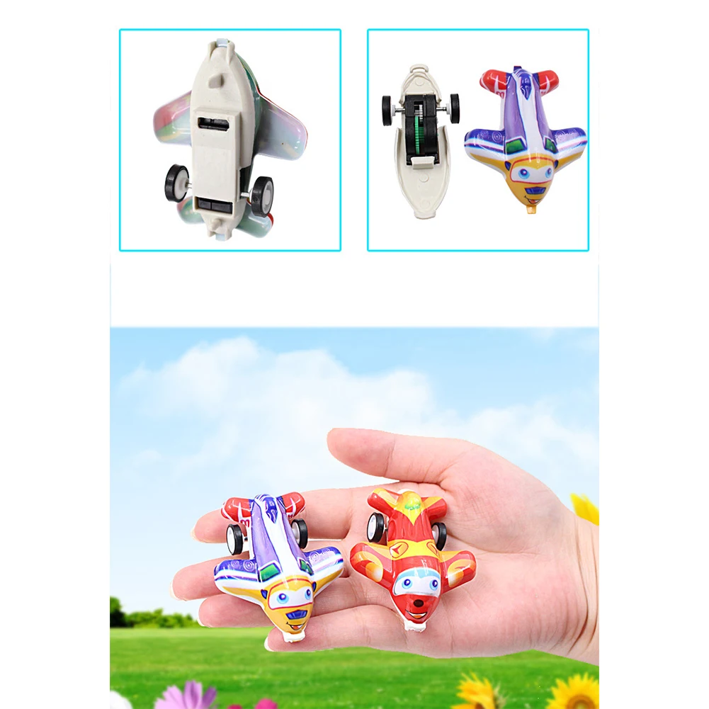 1pc Pull Back Plane for Kids Party Favors Mini Air Plane for Kids Toddlers Birthday Carnival Prizes Gifts