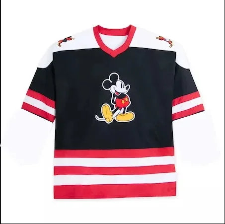 2026 موضة جديدة للرجال الصيف لطيف الكرتون الأمريكية الرجعية الشارع وسيم الحلو كول البيسبول قميص ميكي ماوس تي شيرت
