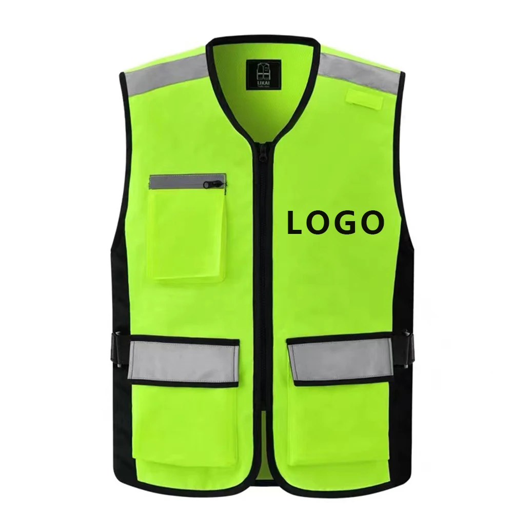 

High Visibility Safety Reflective Vest High-Quality Oxford Cloth Motorcycle Reflective Vest Night Reflective Cycling Suit