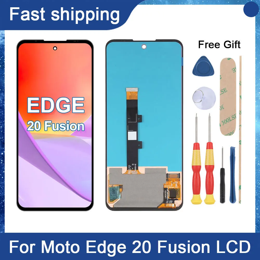 AiNiCole 6.7‘’For Motorola Moto edge 20 fusion Display Touch Screen Digitizer Assembly For Moto Edge 20 lite LCD XT2139-1 Screen