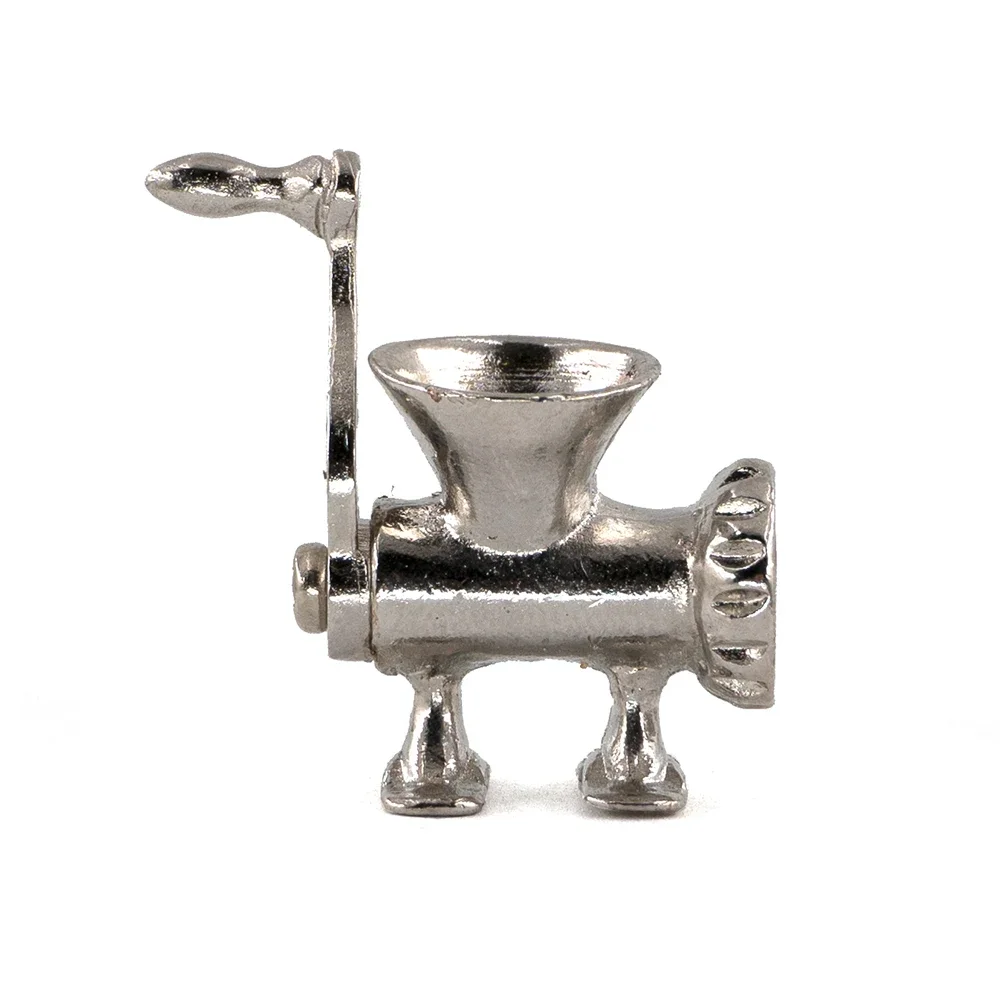 1Pcs 1/12 Dollhouse Accessories Mini Meat Grinder Chopper Miniature Kitchen Processor Model Toy for Doll House Decoration